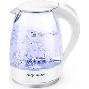 Aigostar Electric Kettle, 1.7L, Auto Shutoff, Boil-Dry Protection,  Cordless